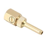 Hztyyier Buse de Fontaine Droite Universelle Réglable en Laiton, Matériau de Haute qualité, Réglage Vertical à 15 Degrés, Idéale pour Divers Effets de Jet de Fontaine (4 Points DN15)