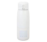 Hztyyier Chauffe-biberon Portable sans Fil, Chauffe-eau de Voyage Rechargeable à Température Constante pour le Lait Maternel, Alimentation Facile pour les Parents Occupés, en Acier Inoxydable (500ML)