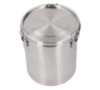 Hztyyier Conteneur de Rangement Alimentaire pour Animaux de Compagnie en Acier Inoxydable Toriste étanche pour la Cuisine, Preuve de Fuite, Stockage Compact