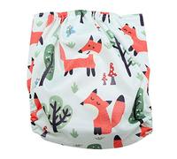 Hztyyier Couche de Bain Réutilisable pour bébé, Tissu Lavable à Poche Réglable pour bébé, Piscine de Plage (taille Réglable) (BL002)