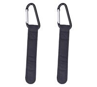 Hztyyier Crochets pour Poussette de bébé en Nylon Souple, Crochets Métalliques Porteurs de 5 Kg pour Suspendre les Sacs à Couches - Votre Main, Facile à Utiliser - S'adapte à la Plupart des