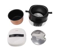 Hztyyier Cuiseur à Riz Intelligent pour Voiture de 2 L avec Doublure Antiadhésive et Contrôle de la Chaleur à 7 étapes pour les Voyages et le Camping, Mini Marmite à Riz électrique pour Véhicules 12