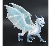 Hztyyier Dragon de Glace Figurine Décorative, Modèle de Dragon Sauvage, Jouet de Simulation Artisanal, pour Enfants de Plus de 3 Ans