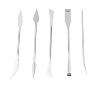 Hztyyier en Acier Inoxydable Sculpteurs De Cire Ensemble Argile Poterie Sculpture Modélisation pour DIY Artisanat Art5 Pcs Outils Sculpture Argile Handcraft Tools