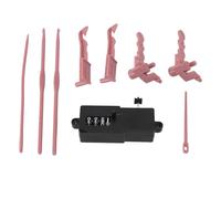 Hztyyier Ensemble d'adaptateurs de Machine à Tricoter avec Compteur Numérique, Accessoires en Plastique pour les Utilisateurs de Sentro, Outils de Fabrication Portables pour écharpes, Chapeaux