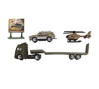 Hztyyier Ensemble de Jouets de Camion D'ingénierie en Alliage 1 : 64, Améliore la Cognition des Véhicules chez Les Enfants, Stimule L'imagination et la Confiance, Taille Compacte env. 20 Cm, Idéal