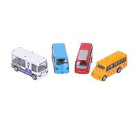 Hztyyier Ensemble de Modèles de Bus en Alliage moulé sous Pression, Jouet de Voiture Amusant et Exquis pour Enfants, Décoration de Journée (#11)