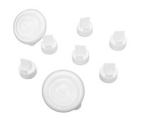 Hztyyier Ensemble de Protection Anti-refoulement de Valves en Bec de Canard, Accessoires de Remplacement Efficaces pour Tire-lait S2 S1 9 Plus Dew 350, en Silicone Liquide, 2 Valves Anti-retour à