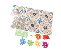 Hztyyier Jeu de société Stratégique pour Adultes et Jeu Multijoueur pour Poser des Carreaux pour la Fête de Noël, avec Manuel en Anglais