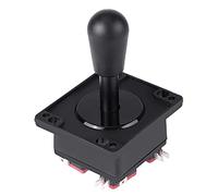 Hztyyier Joystick de Style Américain, Poignée Elliptique Noire, Commutable 8 Façons, pour Machines de Jeux d'Arcade