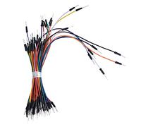 Hztyyier Kit de Câbles de Raccordement pour Planche à Pain, 65 Pièces, Soudure, Câbles en Cuivre Multicolores pour Carte Mère PC