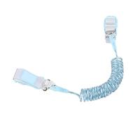 Hztyyier Laisse de sécurité pour Tout-petits de 2 M, avec Réflexion Nocturne pour L'extérieur, Bleue, Lien de Poignet Réglable pour les Enfants