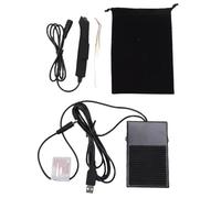 Hztyyier Lampe D'extension de Cils avec Pédale, Lampe Portable pour Nail Art, 5 W, 395-400 Nm, Alliage D'aluminium, Prise USB