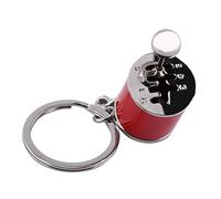 Hztyyier Levier de vitesses, Shifter manette 6 vitesses, design ergonomique pour usage quotidien, Rouge, accessoire métal original
