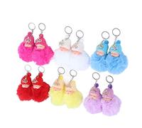 Hztyyier Lot de 12 Pendentifs pour bébé Endormi en Peluche Pelucheuse pour Sac à Main et Sac à Main pour Enfants de 7 à 14 Ans (NO.892-17)