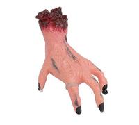 Hztyyier Main Rampante d'halloween, Main Mobile Effrayante, Rampe Automatique, Fonctionne à Piles pour Les Fêtes Costumées, Design de Peau de Zombie Réaliste, Décoration de Maison hantée.