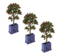 Hztyyier Maison de Poupée Miniature, Arbre Artificiel, Couleurs Riches, Modèle d'arbre Fruitier de Maison de Poupée, adapté à la Décoration à L'échelle 1:12 et aux Décorations de Mariage