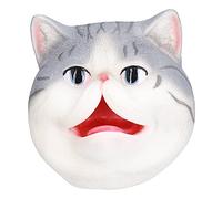 Hztyyier Marionnette à Main en Forme de Chat Mignon et Réaliste, Jouet Interactif pour Raconter des Histoires, Communication Parent-Enfant, Marionnette en Forme de Chat Calico pour Enfants, Fête