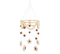 Hztyyier Mobile Suspendu pour bébé, Joli Motif de Marguerite, Décoration de Chambre D'enfant, Pendentif Cloche de Lit pour Nouveau-nés, Boules en Feutre Doux Faites à la Main pour Lit de bébé