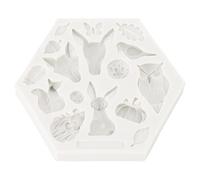 Hztyyier Moule de Silicone de Haute qualité, Moule à Cuisson Flexible de Haute qualité pour le Chocolat Fondant à Gâteau, Idéal pour les Mariages et les Anniversaires (952 gris)