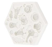 Hztyyier Moule de Silicone de Haute qualité, Moule à Cuisson Flexible de Haute qualité pour le Chocolat Fondant à Gâteau, Idéal pour les Mariages et les Anniversaires (951 gris)