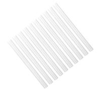 Hztyyier MulticolorePetits Outils de Timbre Rond pour Enveloppes de Cartes D'invitations Bricolage, Haute qualité, (Translucide), 10 Pièces Bâtons de Cire à Cacheter Handcraft