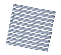 Hztyyier MulticolorePetits Outils de Timbre Rond pour Enveloppes de Cartes D'invitations Bricolage, Haute qualité, (Bleu grisâtre), 10 Pièces Bâtons de Cire à Cacheter Handcraft