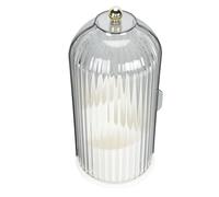 Hztyyier Organiseur Transparent pour Pinceaux de Maquillage avec Couvercle, Rotatif à 360 Degrés, Design divisé pour vanité, Bureau, Salle de Bain, Comptoir, Plastique, Taille 12,3 X 12,7 X 27 Cm