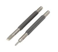 Hztyyier Outil de Jeu de Clous, Outil de Poinçonnage de Clous à Ressort à Double extrémité en Acier à Haute Teneur en Carbone pour le Travail du Bois et du Métal