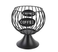 Hztyyier Panier à Dosettes de café, Porte-capsules en Métal en Fer, Base Lestée pour Organiser les Dosettes de café sur le Bureau