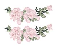Hztyyier Patchs de Couture de Fleurs Patch Brodé pour Vêtements Fleurs Tissu DIY Making Cotton Scrapbooking Decor(Rose) Other Sewing Embroidery Supplies Other Sewing Embroidery Supplies