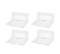 Hztyyier Petite étagère en Acrylique, 4 étagères Murales Transparentes pour Afficher des Figurines, des Plantes, des Photos, avec Structure Robuste pour Haut-parleurs de Caméras de