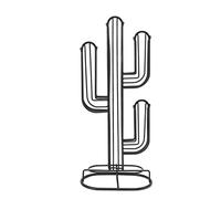 Hztyyier Porte-Dosette de café en Forme de Cactus Porte-capsule Présentoir Organisateur de Support Noir avec Supports de Dosette en Fer Noir Other Coffee Tools & Accessories