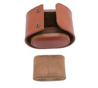 Hztyyier Regarder Roll Travel Base, Watch Watch Organizer PU Leather Travel Rangement avec Doublure Douce et Oreillers Amovibles pour Hommes Femmes Femmes Home Affichage (1 Fente)