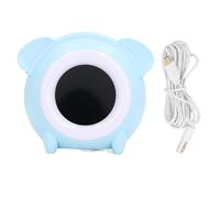 Hztyyier Réveil en Forme de Chien Mignon pour Enfants, avec Répétition, Réglage Facile, Entraînement au Sommeil, Veilleuse, Sucette pour bébé, Lumière de Réveil