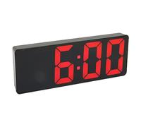 Hztyyier Réveil Numérique pour Chambre à Coucher, Affichage LED, Forme Rectangulaire, pour la Décoration de la Pièce et de la Maison, Horloge Améliorée