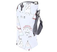 Hztyyier Sac à Bouteille isolé Portable avec Un Bon Effet de Conservation de la Chaleur pour Les Boissons au Lait, Porte-biberon Pratique, adapté aux Parents Occupés, Tissu Oxford