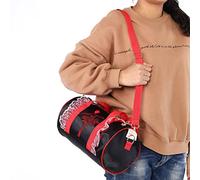 Hztyyier Sac à main de ballet pour enfant avec paillettes et fermeture éclair lisse, #-03, Black short yarn, Fil court noir