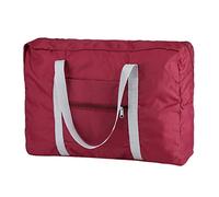 Hztyyier Sac de Voyage Pliable avec Ceinture à Main, Rangement Pliable étanche pour Les Vêtements et Les Cosmétiques (Wine Red)