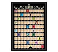 Hztyyier Scratch Movie Poster List Affiches de 100 Films Classiques Liste de Souhaits Activités pour Les Amoureux et Les Amis