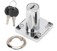 Hztyyier Serrure de Tiroir, Serrure D'Armoire en Alliage de Zinc 3 Pièces avec Clés, pour Tiroir de Bureau, Armoire, Porte, Boîte aux Lettres, Boîte à Bijoux, Accessoire Matériel