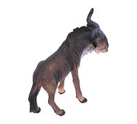 Hztyyier Statue Unique de Gnou de la Jungle Africaine, Figurine Animale en Plastique Réaliste pour Développer Les Compétences Cognitives, Idéale pour la Décoration de Table et la Décoration de