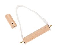 Hztyyier Style de Style Bois de Tissu en Bois Décor Suspendu pour Piscine de Cuisine, Organisateur du Porte-rouleau de Toilette (Beige)