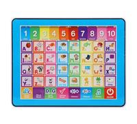 Hztyyier Tablette Éducative d'apprentissage pour Enfants, Jouet Musical ABC pour Lettres Mots Nombres Orthographe