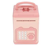 Hztyyier Tirelire Interactive avec Mot de Passe par Empreinte Digitale, pour Enfants, Défilement Automatique, ATM électronique, avec Musique pour Enfants, pour la Gestion de l'argent (#11)