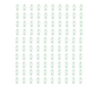 Hztyyier Trombones en Forme de Poisson, 100 Pièces, Fournitures Scolaires pour étudiants, pour la Classification des Fichiers, Signets D'organisation, Usage Domestique et au Bureau