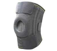 hzuisst Genouillère ménisque avec coussinets en gel rotulien et stabilisateurs latéraux à ressort, genouillère réglable pour soulager l'arthrite