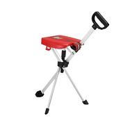 HZWJD Canne De Marche avec Siège Portable Canne Pliante Légère Et Facile D'équilibre pour Les Voyages Et La Randonnée Red