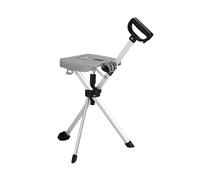 HZWJD Canne De Marche avec Siège Portable Canne Pliante Légère Et Facile D'équilibre pour Les Voyages Et La Randonnée Grey