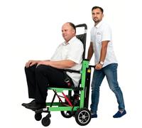 HZWJD Fauteuil Roulant Électrique Monte-Escalier,Léger Et Pliable,Cadre en Alliage D'aluminium,pour Monter Et Descendre Les Escaliers sans Effort,Capacité De Charge Maximale 169 Kg 13Ah